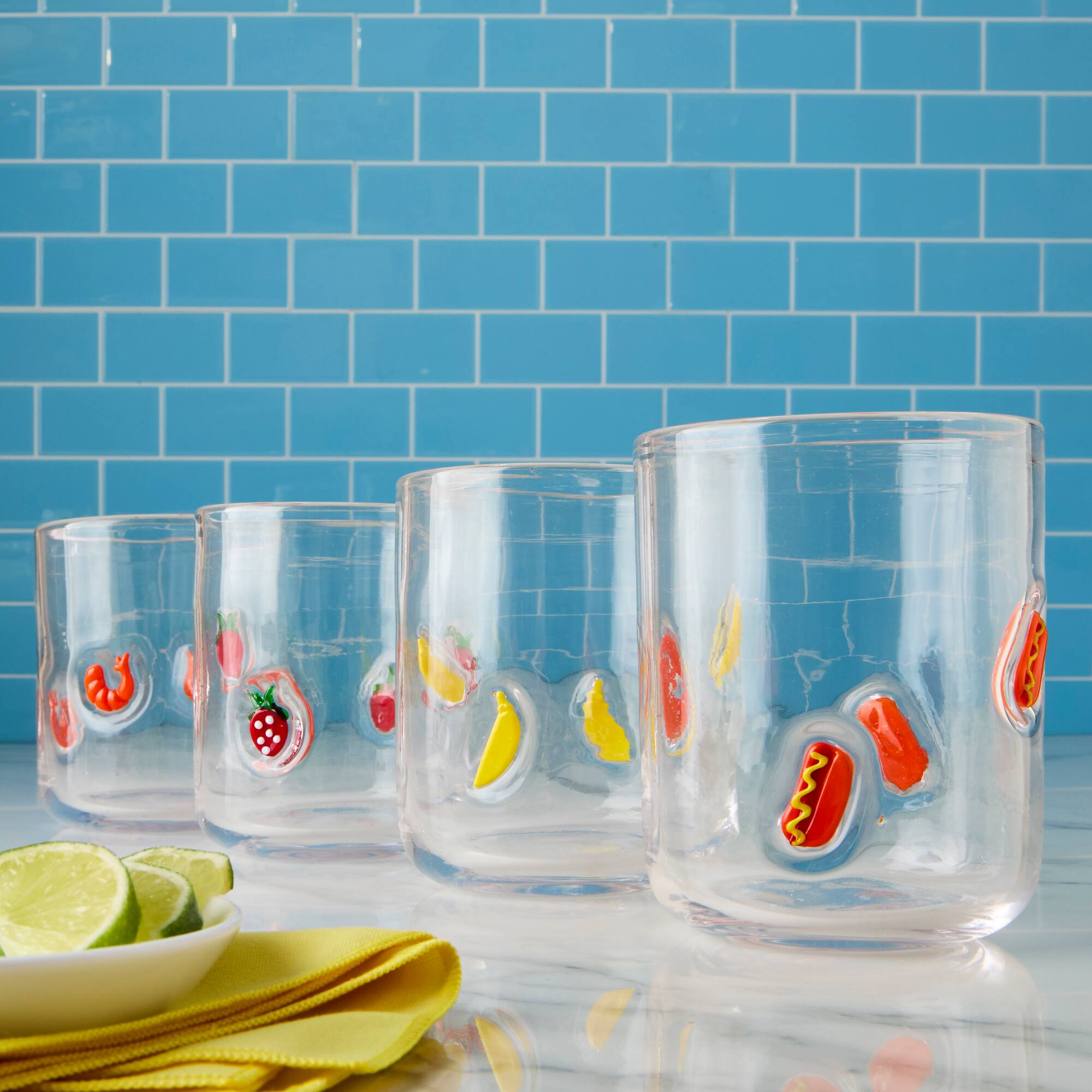 16.2oz. Strawberry Double Old Fashioned Glass by Ashland®
